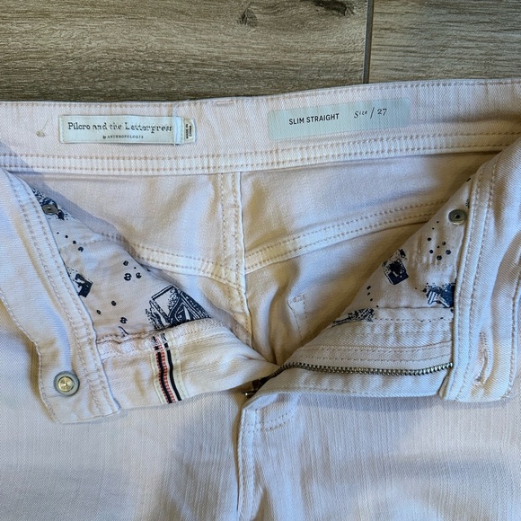 Anthropologie Pilcro distressed light pink jeans - Picture 3 of 5
